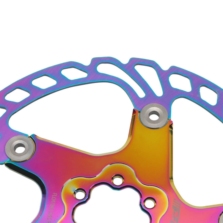 IIIPRO Floating Disc Road Mountain Bike Six Nail Disc Brake Disc, Size:180mm(Colorful) - Outdoor & Sports by IIIPRO | Online Shopping UK | buy2fix