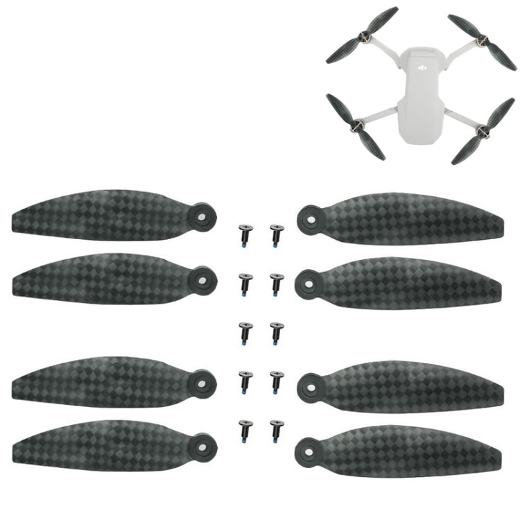 2 Pairs RCSTQ For DJI Mavic Mini Drone Carbon Fiber Propeller - DJI & GoPro Accessories by RCSTQ | Online Shopping UK | buy2fix