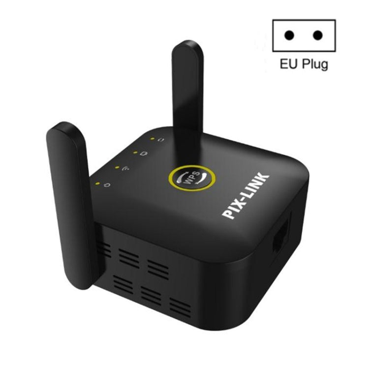 PIX-LINK WR22 300Mbps Wifi Wireless Signal Amplification Enhancement Extender, Plug Type:EU Plug(Black) -  by PIX-LINK | Online Shopping UK | buy2fix