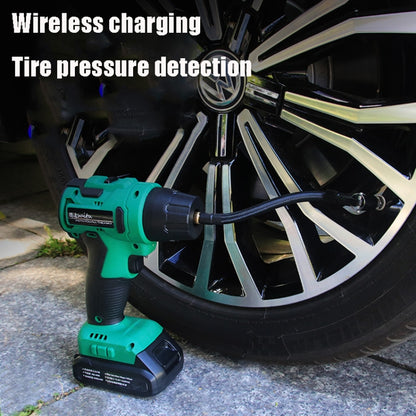 SUITU High-pressure Handheld Smart Digital Display Car Portable Wireless Tire Inflator(Green) - Inflatable Pump by SUITU | Online Shopping UK | buy2fix