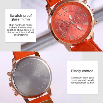 Women and Men Fashion Quartz Watches Leather Sports Casual Watch - Leather Strap Watches by buy2fix | Online Shopping UK | buy2fix