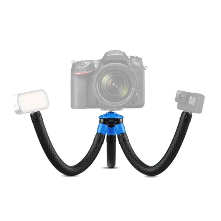 APEXEL APL-JJ07 Portable Hose Octopus Mini Mobile Phone Gopro Camera Selfie Live Stand(Blue Black) - Stand by APEXEL | Online Shopping UK | buy2fix