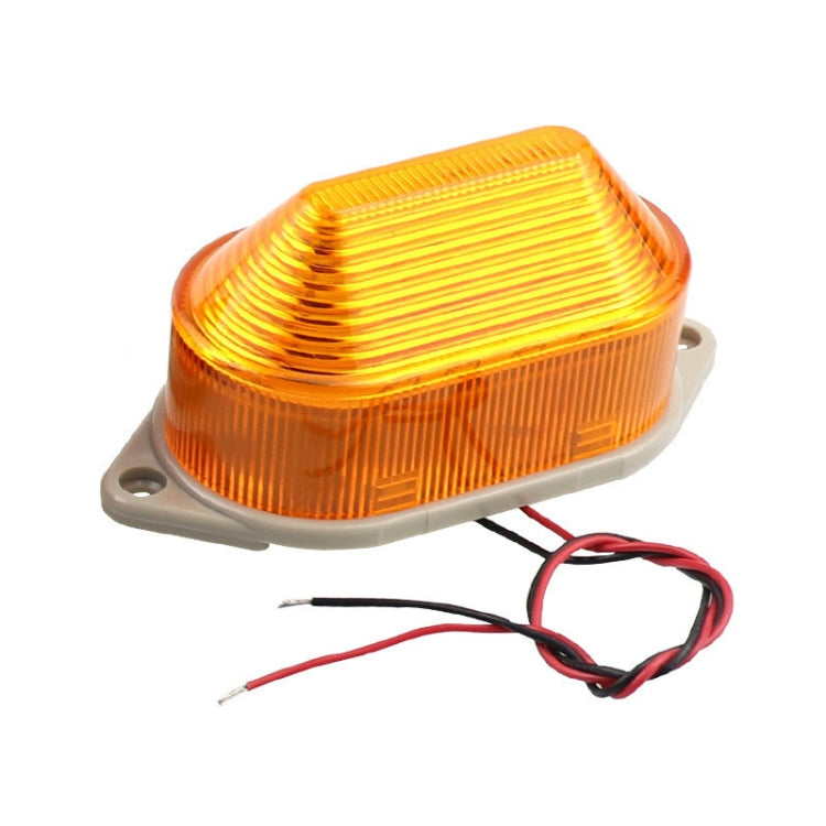 DC24V Led Mini Strobe Signal Warning Light Silent Warning Light(Orange) - Warning Lights by buy2fix | Online Shopping UK | buy2fix