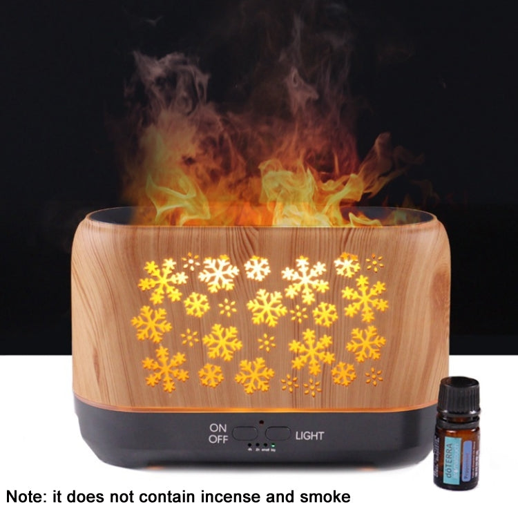 Desktop 3D Simulation Flame Incense Smoked Machine Humidifier, Colour:Gray(US Plug) - Home & Garden by buy2fix | Online Shopping UK | buy2fix