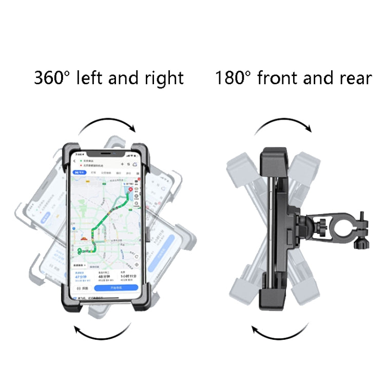Electric Car Rearview Mirror Mobile Phone Bracket Bicycle Mobile Phone Bracket Motorcycle Handle Mobile Phone Bracket Riding Bracket, Colour: Motorcycle Rearview Mirror - Holders by buy2fix | Online Shopping UK | buy2fix