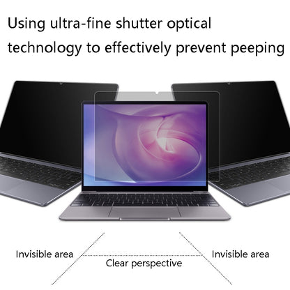 Laptop Anti-Peep Film Anti-Peeping Matte Reflective Screen Protective Film For Huawei MateBook D15/MagicBook 15 inch (Full Glue) - Computer & Networking by buy2fix | Online Shopping UK | buy2fix