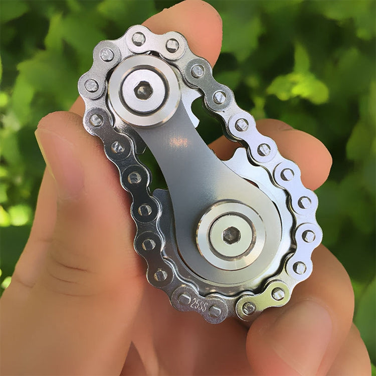 Chain Gyro Fingertip Gyro EDC Metal Toy Gear Sprocket Flywheel, Colour: Full Stainless Steel - Spinning Toys by buy2fix | Online Shopping UK | buy2fix