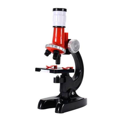 HD 1200 Times Microscope Toys Primary School Biological Science Experiment Equipment Children Educational Toys(Red) - Consumer Electronics by buy2fix | Online Shopping UK | buy2fix