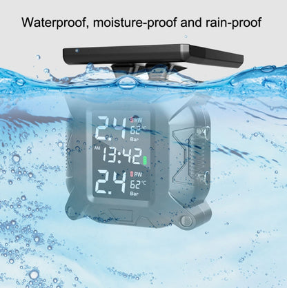 M7 Motorcycle Tire Pressure Monitor Solar Wireless External High-Precision Monitoring Waterproof Detector - Electrical System by buy2fix | Online Shopping UK | buy2fix