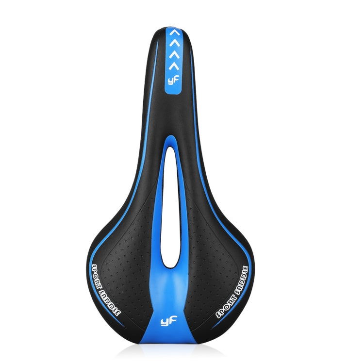 YAFEE YF-1018 Mountain Bike Saddle Bicycle Riding Saddle Bicycle Saddle(Black Blue) - Bicycle Saddle by YAFEE | Online Shopping UK | buy2fix