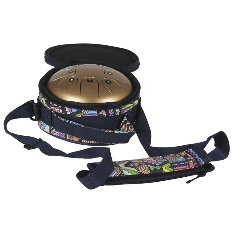 MEIBEITE 5.5-Inch C-Tune Sanskrit Drum Steel Tongue Empty  Worry-Free Drum(Golden) - Percussion Accessories by MEIBEITE | Online Shopping UK | buy2fix