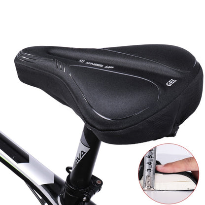 Wheel Up Bicycle Silicone Cushion Cover Mountain Bike Thickening GEL Saddle Cover Riding Equipment(Small) - Outdoor & Sports by Wheel UP | Online Shopping UK | buy2fix