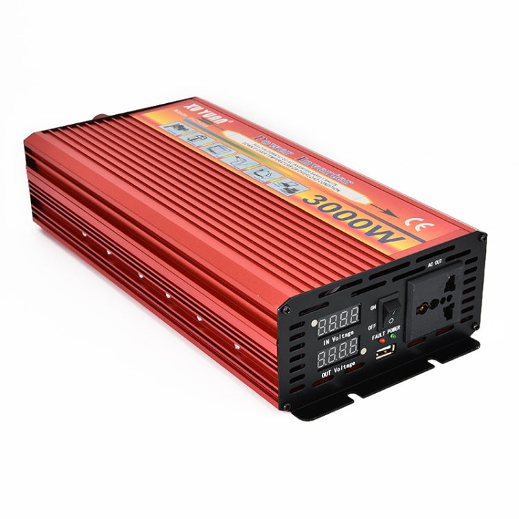 XUYUAN 3000W Inverter LED Display Converter, Specification: 24V to 220V -  by buy2fix | Online Shopping UK | buy2fix