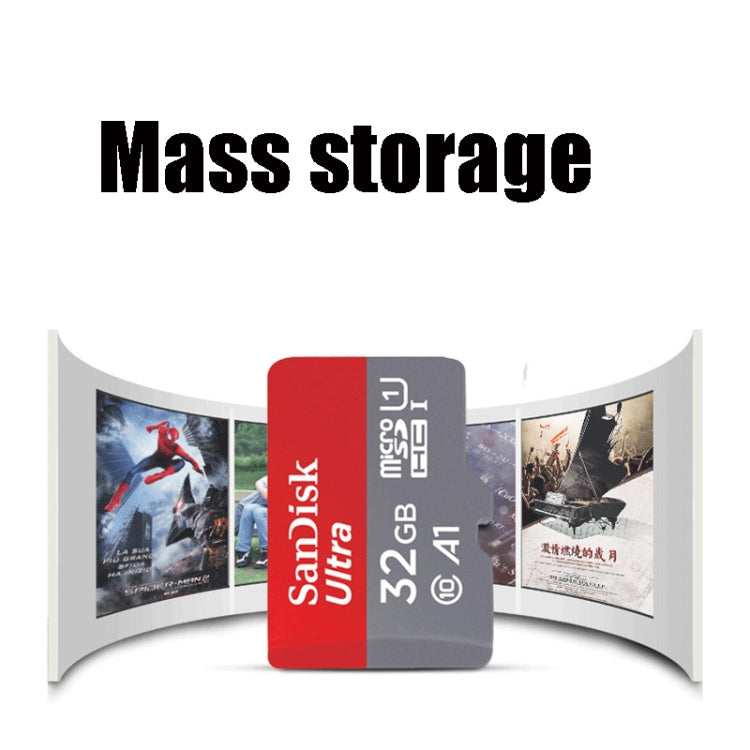 SanDisk A1 Monitoring Recorder SD Card High Speed Mobile Phone TF Card Memory Card, Capacity: 64GB-100M/S - Micro SD Card by SanDisk | Online Shopping UK | buy2fix