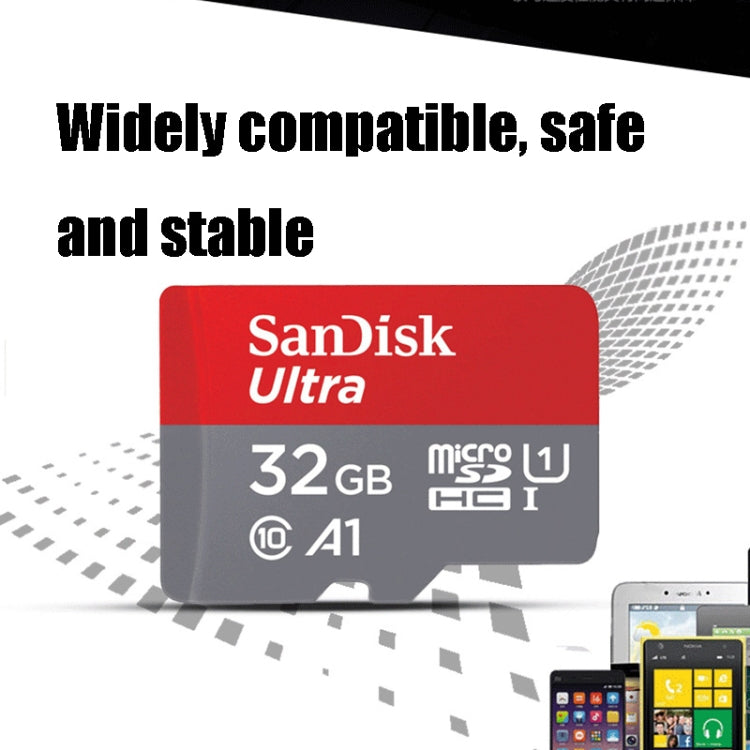 SanDisk A1 Monitoring Recorder SD Card High Speed Mobile Phone TF Card Memory Card, Capacity: 64GB-100M/S - Micro SD Card by SanDisk | Online Shopping UK | buy2fix