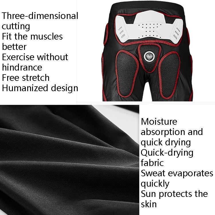 SULAITE Motorcycle Cross-Country Riding Trousers Protective Hip Pants, Specification: XXXL(Black) - Protective Gear by SULAITE | Online Shopping UK | buy2fix