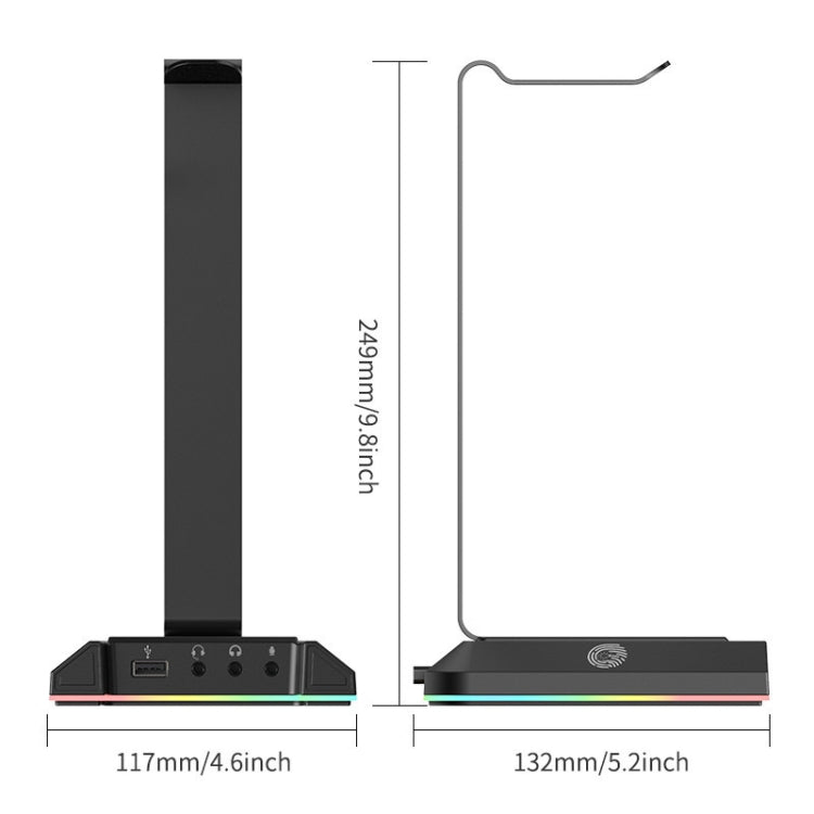 Headset Hanger Head-Mounted Detachable Gaming Headset Bracket - Apple Accessories by EKSA | Online Shopping UK | buy2fix