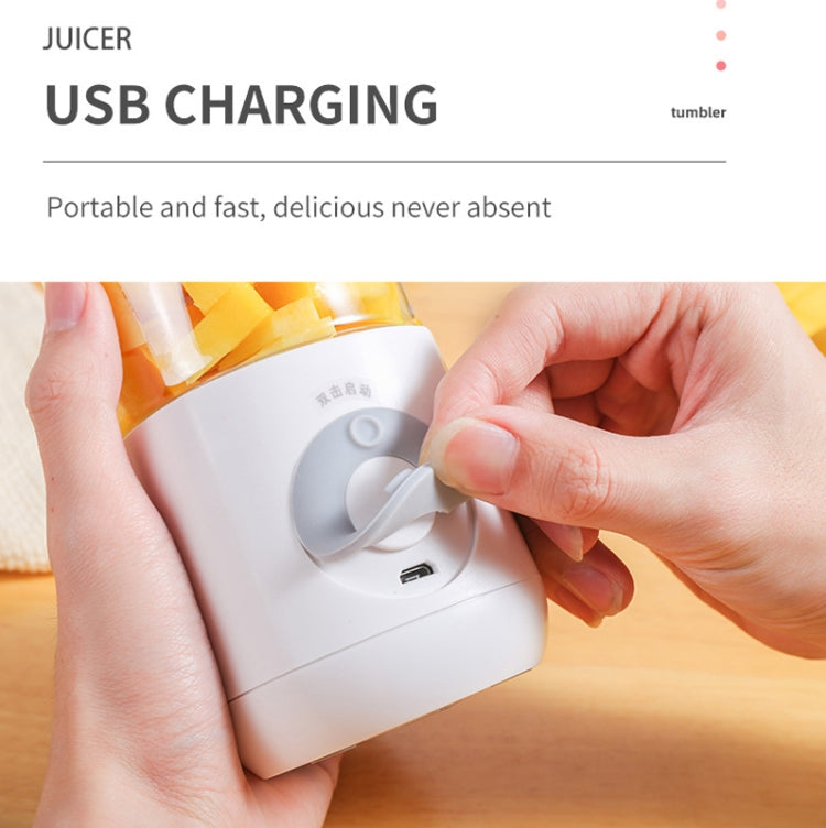 Mini Portable Usb Juice Machine  Multi-Function Electric Charging Household Juicer( White) - Home & Garden by buy2fix | Online Shopping UK | buy2fix