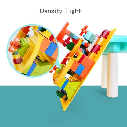 Multifunctional Building Table Learning Toy Puzzle Assembling Toy For Children, Style: 76 Blocks - Building Blocks by buy2fix | Online Shopping UK | buy2fix
