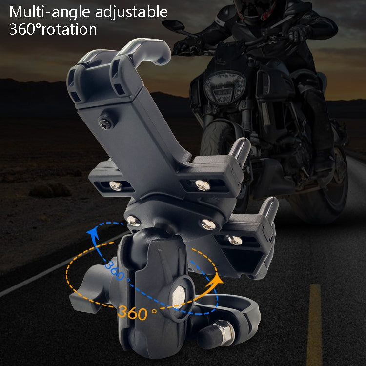 N-STAR Motorcycle Bicycle Composite Version Of Mobile Phone Bracket Multifunctional Accessories Lightweight Riding Equipment(L-shaped Ball Head) - Holders by N-STAR | Online Shopping UK | buy2fix
