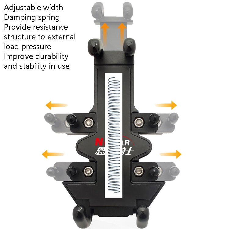 N-STAR Motorcycle Bicycle Composite Version Of Mobile Phone Bracket Multifunctional Accessories Lightweight Riding Equipment(Long Stitch) - Holders by N-STAR | Online Shopping UK | buy2fix