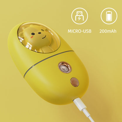 Cartoon Cute Pet Moisturizing Iinstrument Beauty Cold Spray Steaming Facial Instrument Facial Moisturizing Sprayer(Yellow) - Air Purifiers & Parts by buy2fix | Online Shopping UK | buy2fix