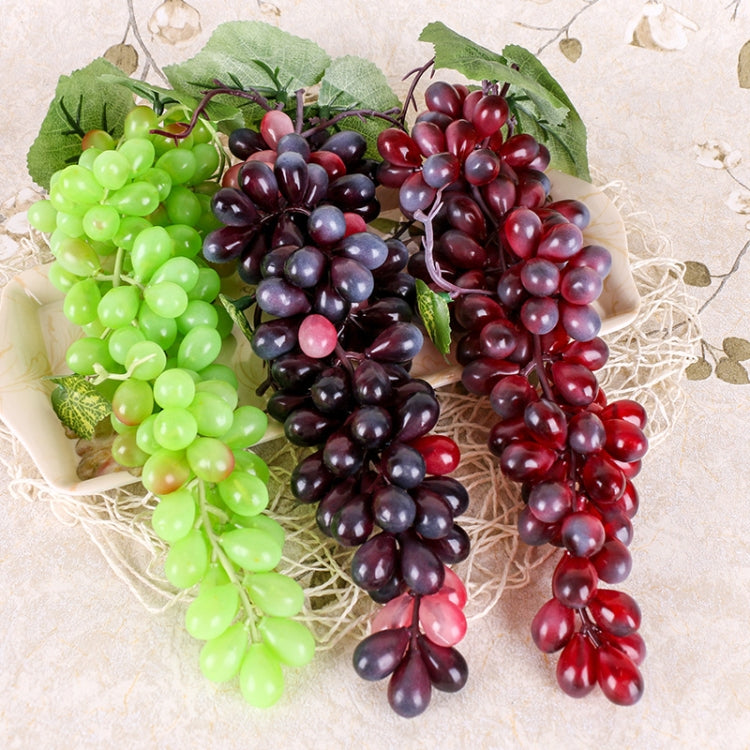 4 Bunches 60 Red Grapes Simulation Fruit Simulation Grapes PVC with Cream Grape Shoot Props - Camera Accessories by buy2fix | Online Shopping UK | buy2fix