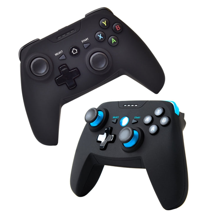 CX-X1  2.4GHz + Bluetooth 4.0 Wireless Game Controller Handle For Android / iOS / PC / PS3 Handle + Bracket+ Receiver (Blue) - Gamepads by buy2fix | Online Shopping UK | buy2fix