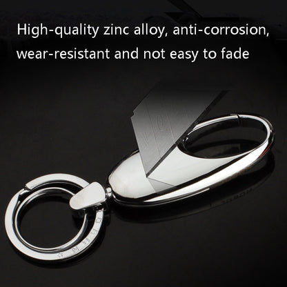 JOBON ZB-6618 Car Keychain Men Waist Holding Car Key Rings(Golden) - Key Rings by JOBON | Online Shopping UK | buy2fix