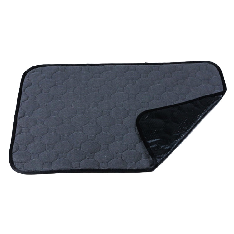 100x135cm Car Pet Injection Pad Waterproof Pad Cat Dog Sofa Waterproof Diapholic Carpet Water Absorbing Pad(Gray) - Seat Accessories by buy2fix | Online Shopping UK | buy2fix