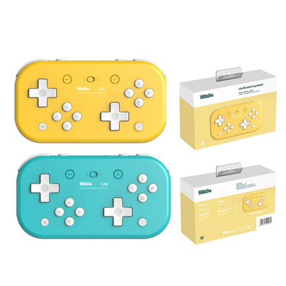 8Bitdo Lite Mini Portable Bluetooth Gamepad For Switch / PC(Yellow) - Gamepads by 8Bitdo | Online Shopping UK | buy2fix