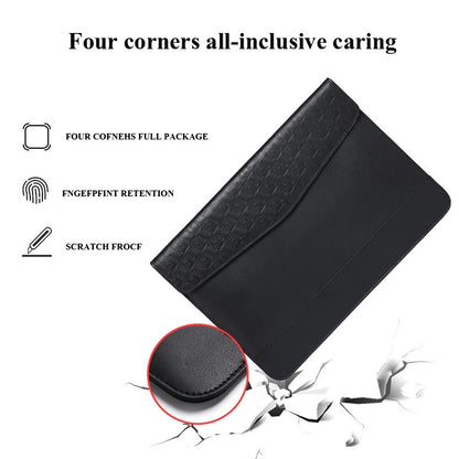 Horizontal  Embossed Notebook Liner Bag Ultra-Thin Magnetic Holster, Applicable Model: 13 inch(Gray) - 13.3 inch by buy2fix | Online Shopping UK | buy2fix