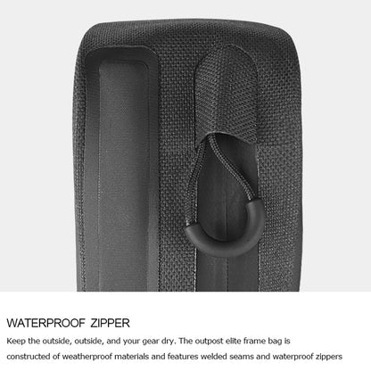 SAHOO 0.5L TPU Waterproof Portable Bicycle Tail Bag Saddle Bag(Black) - Bicycle Bags by SAHOO | Online Shopping UK | buy2fix