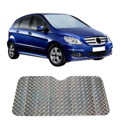 SHUNWEI 2 PCS Car Front Windshield Sunshade Summer Sun Protection And Heat Insulation Shading Board, Size: R-3920 130x60cm (Hatchback) - Sound & Heat Insulation Cotton by SHUNWEI | Online Shopping UK | buy2fix