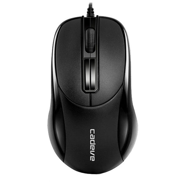 2 PCS Cadeva 006 3 Keys Wired Mouse Household Computer Mouse(USB Interface) -  by Cadeva | Online Shopping UK | buy2fix