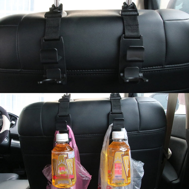 2 Packs SHUNWEI SD-2510 Car Headrest Multifunctional Storage Hook With Beverage Hook - Car Drink Holders by SHUNWEI | Online Shopping UK | buy2fix