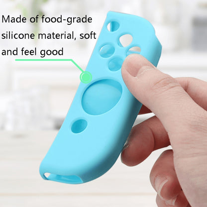 IINE Gamepad Silicone Flat Protective Sleeve Handle Split Silicone Case For Nintendo Switch Joy-Con(Blue Green-l445) - Cases by IINE | Online Shopping UK | buy2fix