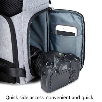 C3081 Camera  Computer Shoulder Digital Camera Bag Large Capacity Photography Backpack(Dark Gray) - Camera Accessories by buy2fix | Online Shopping UK | buy2fix