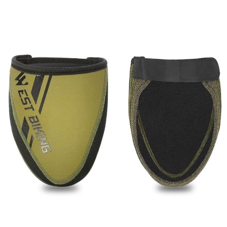 WEST BIKING Bicycle Riding Half Palm Windproof And Warm Lock Shoe Cover, Size: M(Army Green) - Others by WEST BIKING | Online Shopping UK | buy2fix