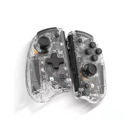IINE Wireless Bluetooth Gamepad Wake-Up Left Right Handle For Nintendo Switch / Lite, Product color: Transparent - Gamepads by IINE | Online Shopping UK | buy2fix