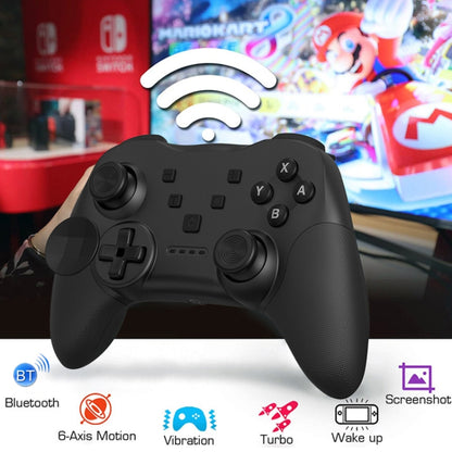 MB-S819 Wireless Bluetooth Game Console Handle With Wake-Up Vibrating Gyroscope For Nintendo Switch(Black) - Gamepads by buy2fix | Online Shopping UK | buy2fix