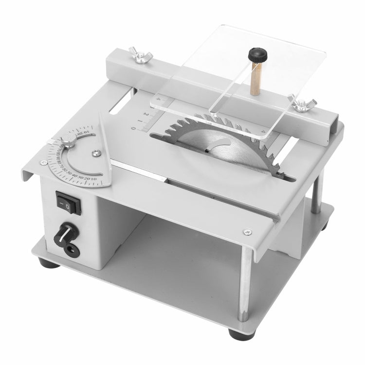 150W Miniature Precision Table Saw Mini Chainsaw Portable Woodworking Sliding Table Saw Multifunctional Cutting Machine, EU Plug - Electric Saws & Accessories by buy2fix | Online Shopping UK | buy2fix