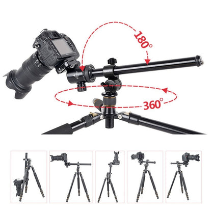 TRIOPO Horizontal Overhead Tripod Heads Multi-directional Central-Axis Lock - Other Accessories by TRIOPO | Online Shopping UK | buy2fix