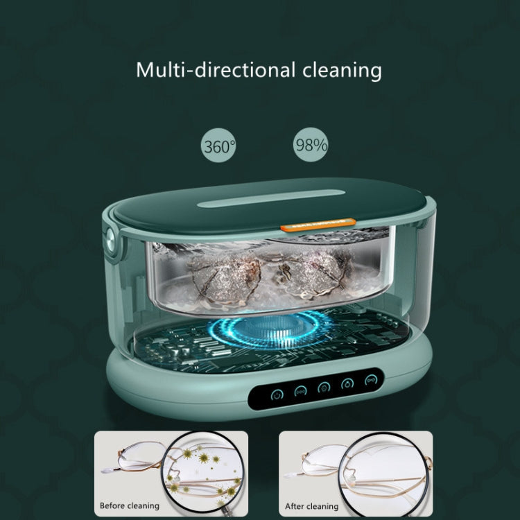 OATSBASF 03666 35W Multifunctional Portable Four-Speed Omnidirectional Classification Cleaning High-Frequency Decontamination Ultrasonic Cleaning Machine, CN Plug(White) - Home & Garden by Oatsbasf | Online Shopping UK | buy2fix