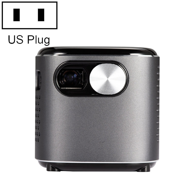 D048B 2.4G/5G WiFi Mini Smart Touch Bluetooth Projector Portable HD Phone Projector(US Plug) - Mini Projector by buy2fix | Online Shopping UK | buy2fix