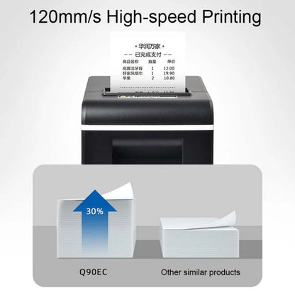 Xprinter XP-Q90EC 58mm Portable Express List Receipt Thermal Printer, Style:USB Port(UK Plug) - Printer by Xprinter | Online Shopping UK | buy2fix