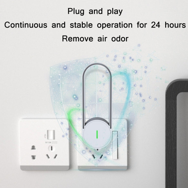 USB Plug-In Negative Ion Air Purifier Odor Deodorizer(Purple) - Home & Garden by buy2fix | Online Shopping UK | buy2fix
