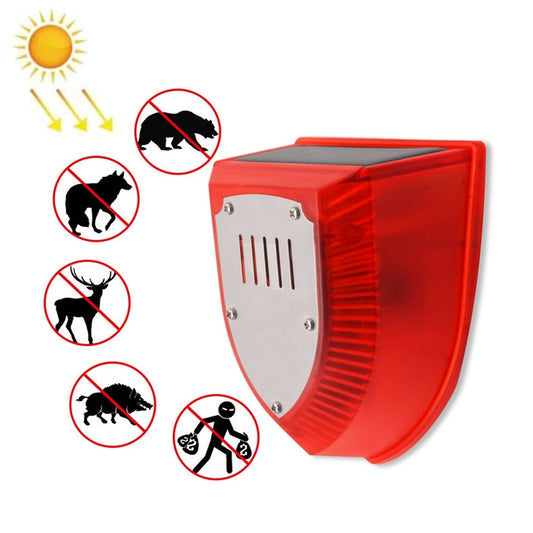 N911M Solar Animal Repeller Outdoor Sound And Light Alarm, Specification: Timing Model - Security by buy2fix | Online Shopping UK | buy2fix