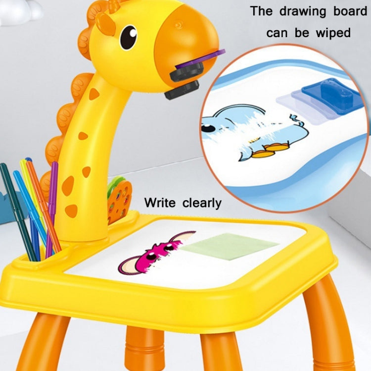 Children Multifunctional Projection Painting Toy Writing Board, wthout Watercolor Pen, Style: Dinosaur Blue - Drawing Toys by buy2fix | Online Shopping UK | buy2fix