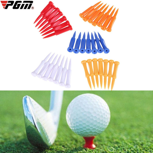 60 PCS PGM QT012 Golf Ribbon Needle Golf Plastic Ball TEE, Random Color Delivery, Specification: 51mm - Golf Accessories by PGM | Online Shopping UK | buy2fix